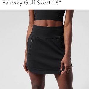 NWT Athleta Fairway Golf Skort Black S